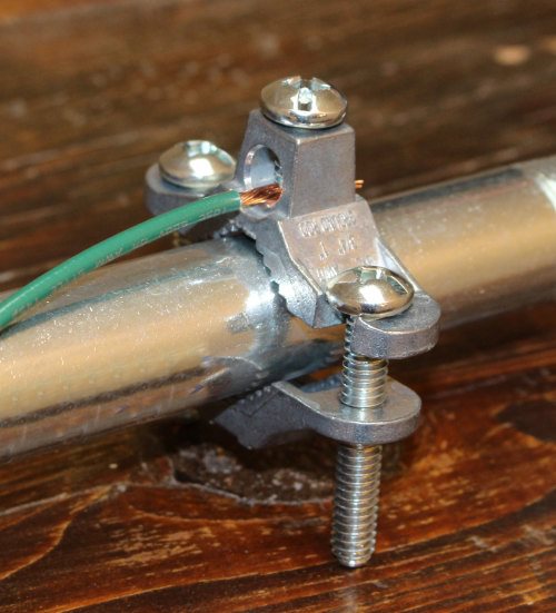 Ensuring proper grounding for the right repipe